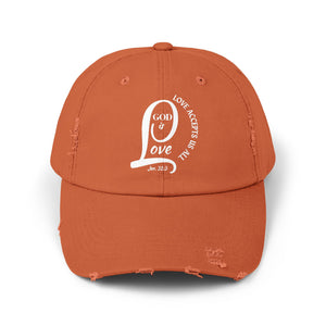 GOD IS LOVE - Distressed Cap