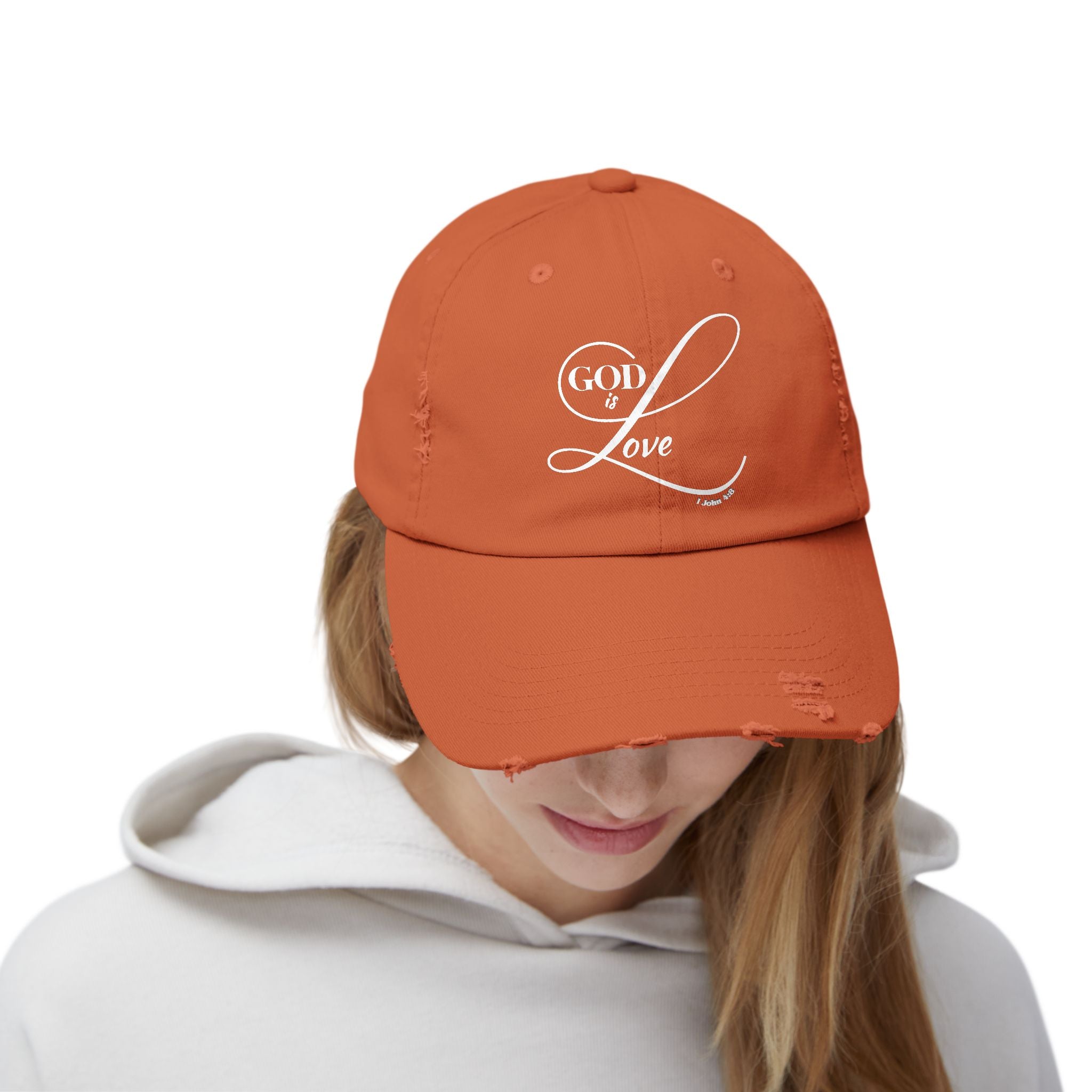 GOD IS LOVE - Distressed Cap