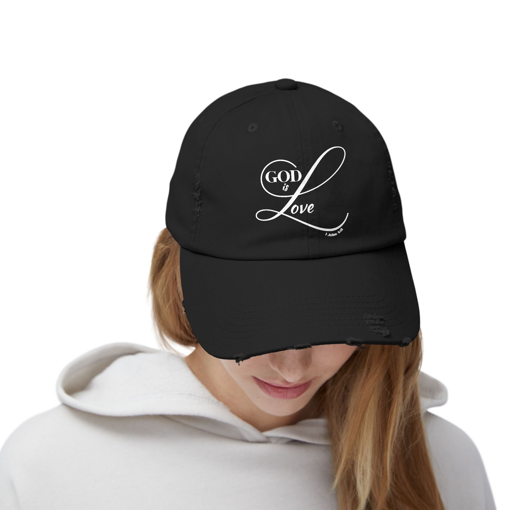 GOD IS LOVE - Distressed Cap