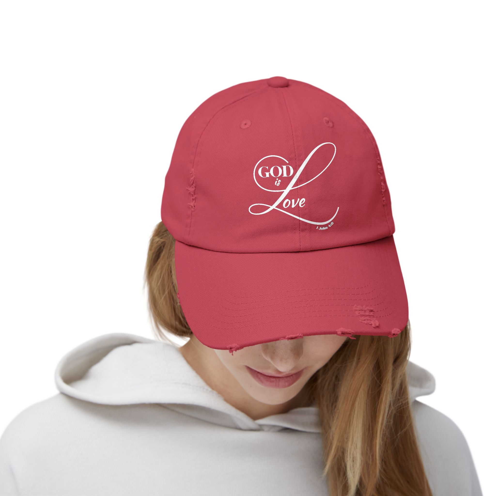 GOD IS LOVE - Distressed Cap