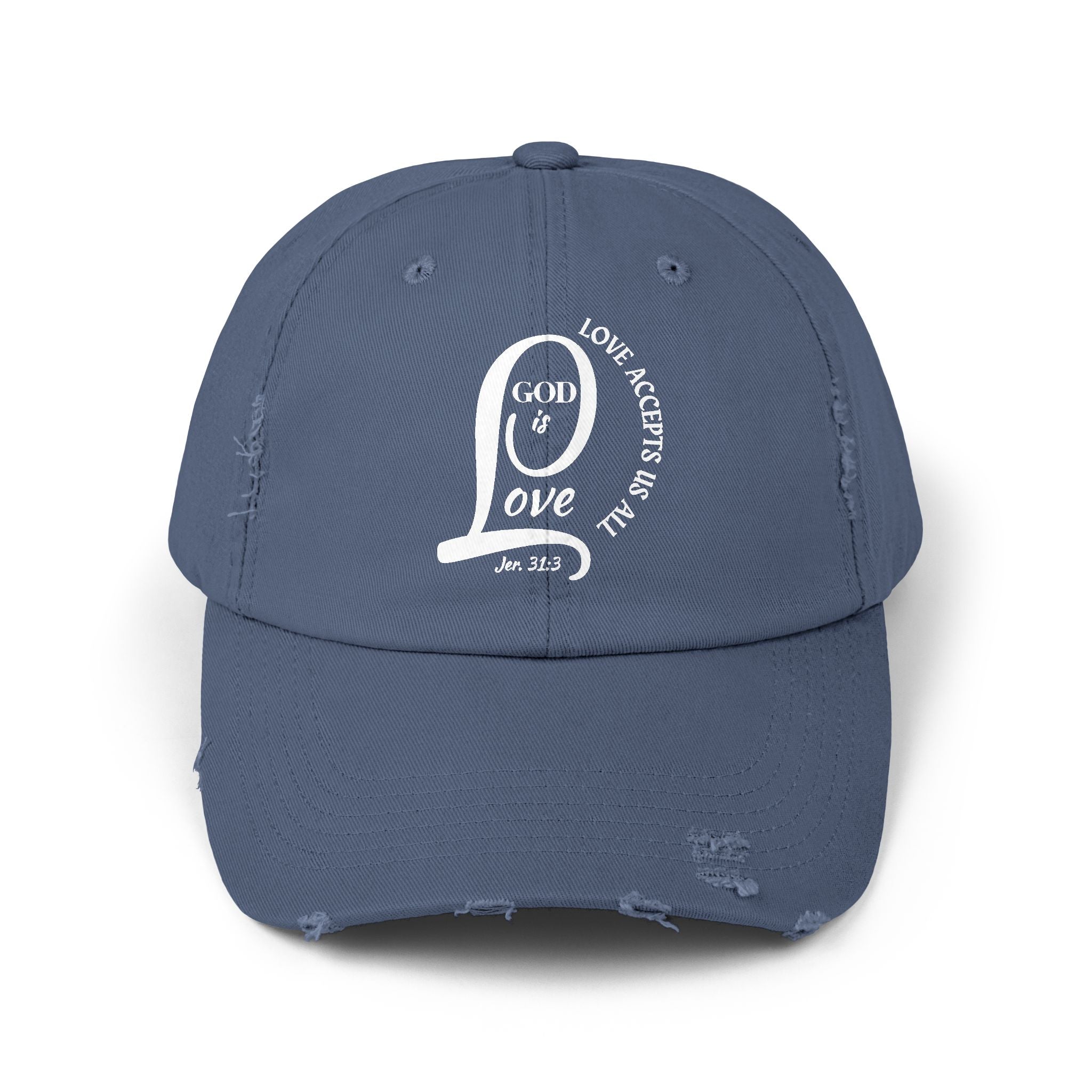 GOD IS LOVE - Distressed Cap