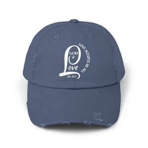 GOD IS LOVE - Distressed Cap